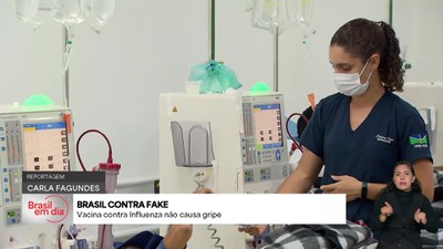 Brasil em Dia - 21/5/2025 - Brasil contra Fake: é falsa a informação de que a vacina da gripe causa a doença