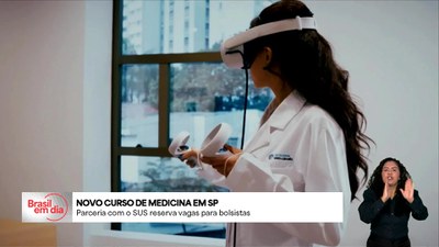 Brasil em Dia - 23/5/2025 - Nova faculdade de Medicina em SP vai ter parceria com o SUS e reserva de vagas para bolsistas