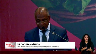 Brasil em Dia - 23/5/2025 - Diálogo Brasil-África discute crédito para produção de alimentos