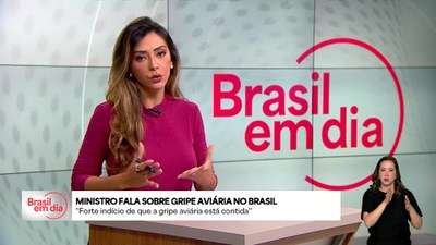 Brasil em Dia - 26/5 - Ministro afirma que existe forte indício de que a gripe aviária está contida