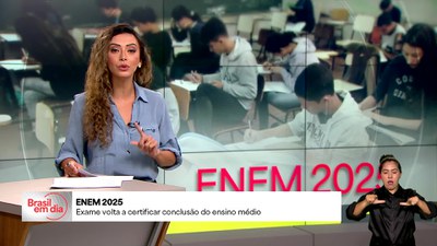 Brasil em Dia - 29/5/2025 - Enem: exame volta a certificar conclusão do Ensino Médio