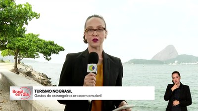 Brasil em Dia - 29/5/2025 - Gastos de estrangeiros no país crescem 12%