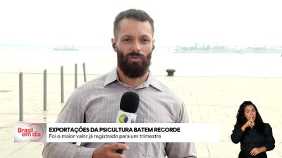 Brasil em Dia - 2/6/2025 - Exportações da psicultura batem recorde nos primeiros 3 meses deste ano