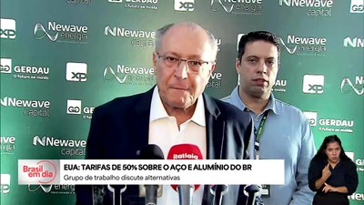 Brasil em Dia - 5/6/2025 - Grupo de trabalho dicute alternativas às tarifas dos Estados Unidos de 50% sobre o aço e alumínio