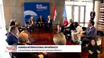 Brasil em Dia - 9/6/2025 - Lula participa de encontro com príncipe de Mônaco, Alberto II
