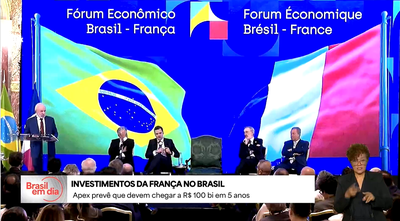 Brasil em Dia - 9/6/2025 - Governo Federal e empresas francesas anunciam R$ 100 bilhões em investimentos
