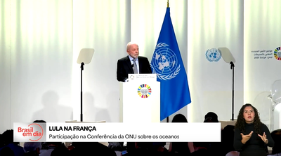 Brasil em Dia - 9/6/2025 -  Lula discursa na Conferência da ONU sobre os Oceanos