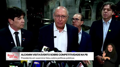 Brasil em Dia - 9/6/2025 - Alckmin visita evento sobre competitividade na Paraíba