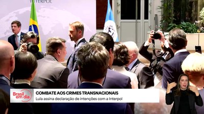 Brasil em Dia - 10/6/2025 - Lula assina declaração de intenções com a Interpol