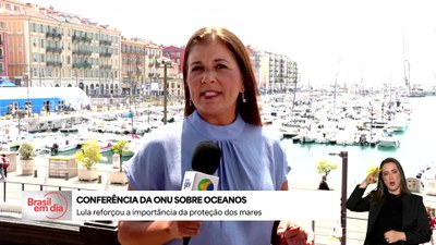 Brasil em Dia - 10/6/2025 - Lula anuncia que Brasil vai ampliar para 30% cobertura de áreas marinhas protegidas