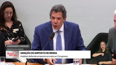 No Congresso Nacional, ministro defende isenção do Imposto de Renda para quem ganha até R$ 5 mil