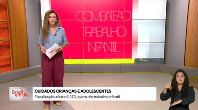 Mais de 6 mil crianças e adolescentes são retirados de situações de trabalho