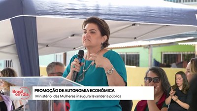 Ministério das Mulheres inaugura lavanderia pública em Pernambuco