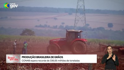 Brasil deve colher safra recorde de 336 milhões de toneladas