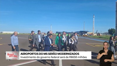 Aeroportos do MS serão modernizados