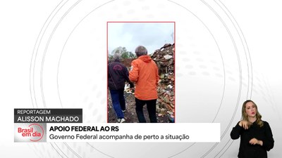 Apoio federal ao RS ocorre desde os primeiros eventos climáticos no estado