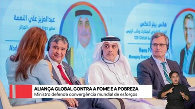 Aliança Global contra a Fome e a Pobreza: ministro defende convergência mundial de esforços