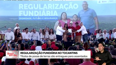 Governo Federal entrega 350 títulos de terra em Tocantins