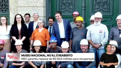 Museu Nacional do Rio de Janeiro é reaberto ao público