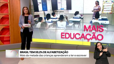 Mais da metade das crianças da rede publica foram alfabetizadas na idade certa