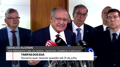 Tarifa dos EUA: governo quer resolver questão até 31 de julho