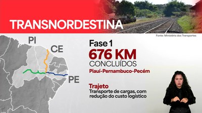 Ferrovia Transnordestina tem aporte de R$ 1,4 bilhão