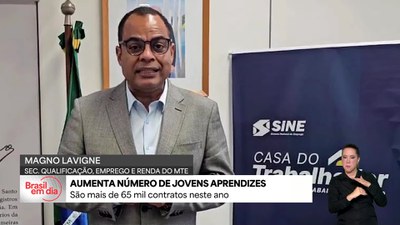 Mais 65 mil jovens aprendizes já foram contratados neste ano