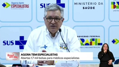 Agora Tem Especialistas: abertas 1,7 mil bolsas para médicos