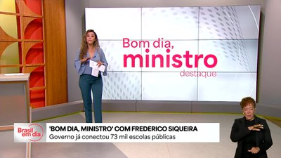 Bom Dia, Ministro: governo já conectou 73 mil escolas públicas