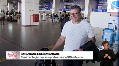 Movimentação nos aeroportos supera 61 milhões de passageiros no semestre