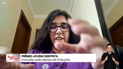 Prêmio Jovem Cientista recebe inscrições até 31 de julho
