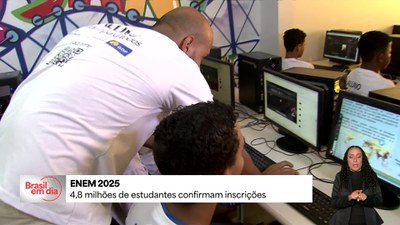 Enem: 4,8 milhões de estudantes confirmam inscrição