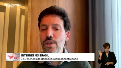 Brasil tem 74,9 milhões de domicílios com acesso à internet