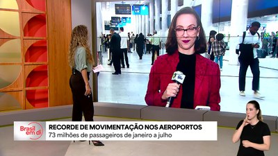 Aeroportos têm movimentação recorde de passageiros
