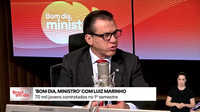Bom Dia, Ministro: aprendizagem profissional abriu portas para 70 mil jovens no primeiro semestre