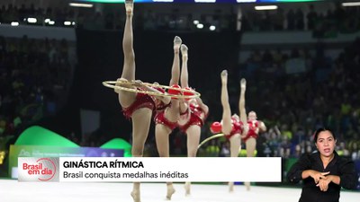 Brasil conquista medalhas inéditas no Mundial de Ginástica Rítmica