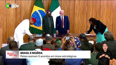 Brasil e Nigéria assinam cinco acordos em áreas estratégicas