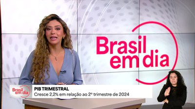 PIB cresce 2,2% em relação ao segundo trimestre de 2024