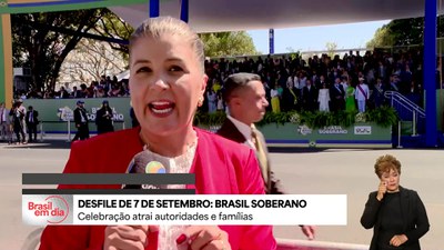 Brasil Soberano: desfile de 7 de Setembro atrai autoridades e famílias