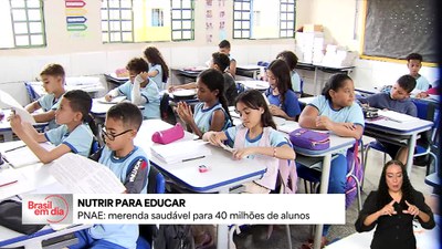 Programa Nacional de Alimentação Escolar fornece refeições saudáveis para 40 milhões de alunos