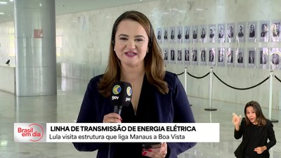 Presidente acompanha início da conexão de Roraima ao Sistema Interligado Nacional