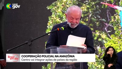Lula abre centro anticrime em Manaus para integrar ações de países da Amazônia