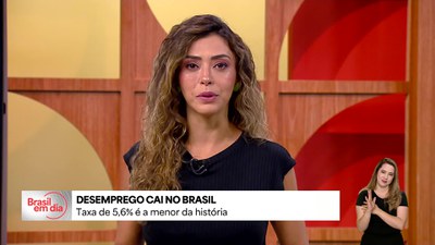 Taxa de desemprego é a menor da história
