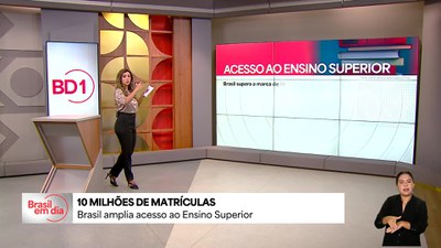 Brasil ultrapassa pela primeira vez marca de 10 milhões de estudantes no Ensino Superior