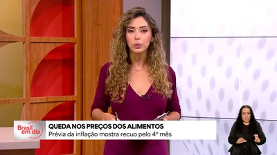 Prévia da inflação mostra queda no preço dos alimentos pelo quarto mês seguido