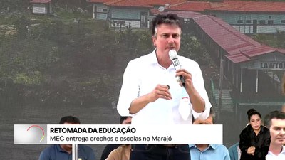 Lula entrega escolas e creches no Marajó (PA)