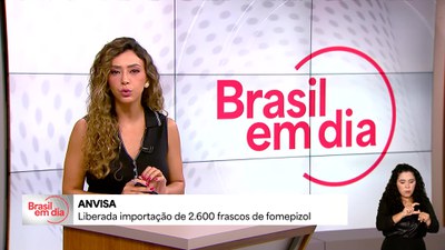 Anvisa libera importação de 2,6 mil frascos de fomepizol
