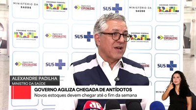 Ministério agiliza chegada de antídotos para intoxicação por metanol