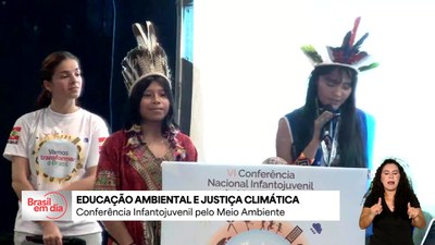 Estudantes se reúnem para discutir educação ambiental em Conferência Nacional Infantojuvenil pelo Meio Ambiente
