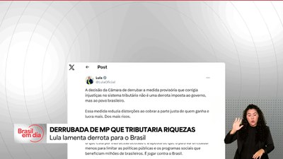 Presidente lamenta derrubada de MP que tributaria riquezas